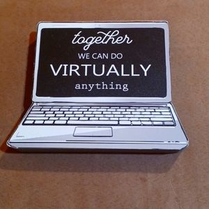 NWT Open Laptop Sign of the Times